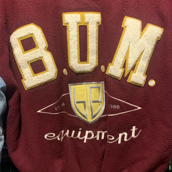 Vintage B.U.M. Equipment Varsity Jacket Size S - Picture 6 of 7